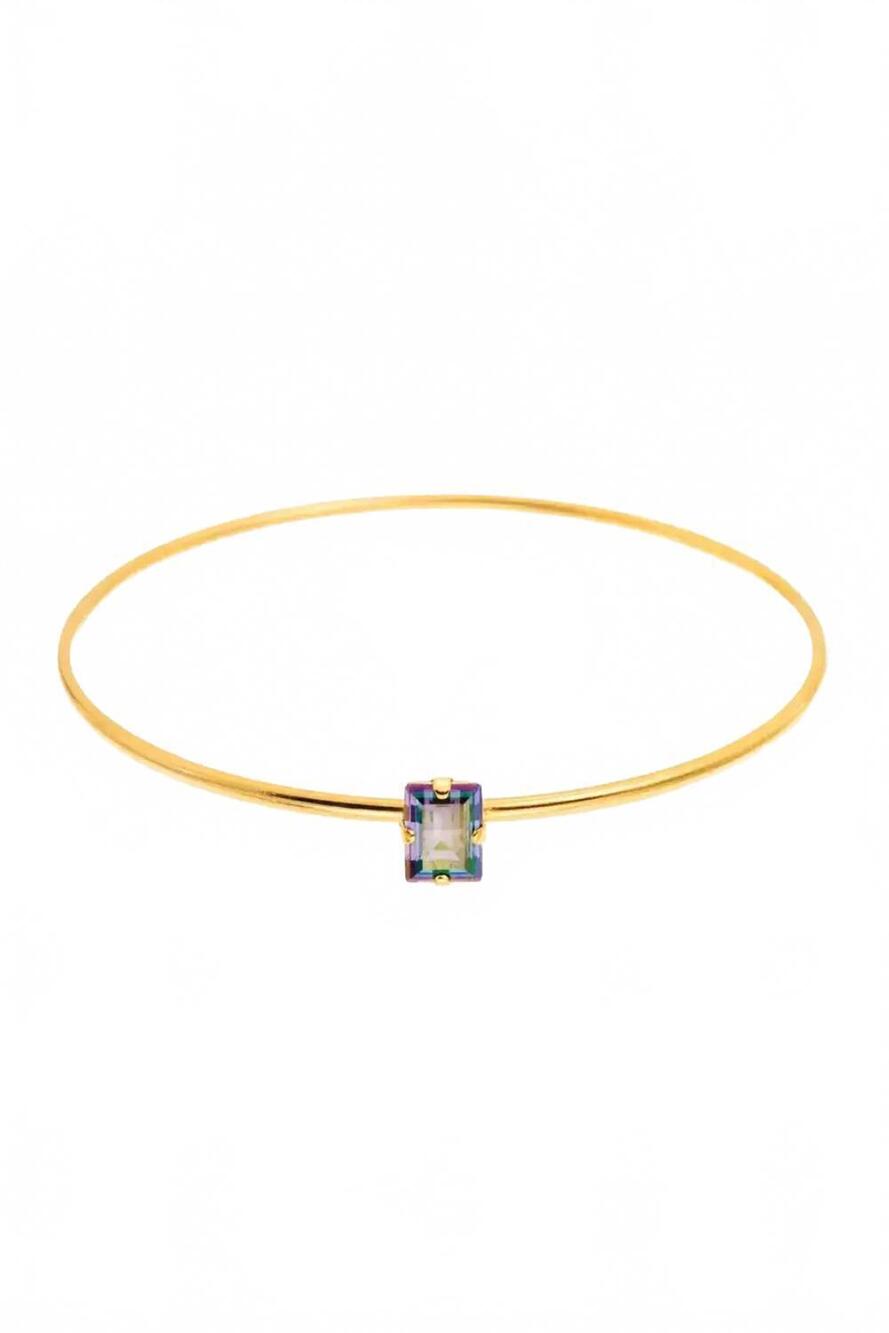 NEW TOVA women's ada bangle in tanzanite glimmer